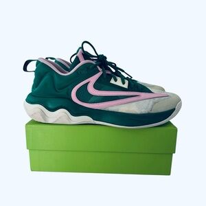 Nike Giannis Immortality 3 Green Pink Basketball Shoes DZ7533‑300 Men 11